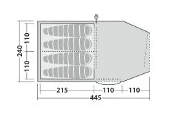 Robens Double Dreamer TC 4 Package Deal Sand & Green -Familienzelt robens double dreamer tc 4 package deal sand green 6 1