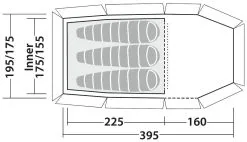Robens Nordic Lynx 3 Dark Green -Familienzelt robens nordic lynx 3 dark green 2 2
