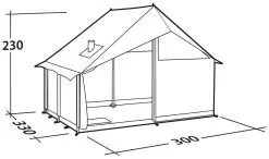 Robens Prospector Castle Khaki -Familienzelt robens prospector castle khaki 1