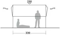 Robens Prospector Castle Khaki -Familienzelt robens prospector castle khaki 3