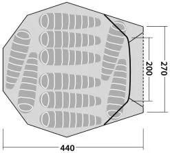 Robens Trapper Chief Khaki -Familienzelt robens trapper chief khaki 3