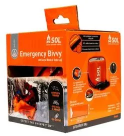 SOL Nood Bivakzak Oranje -Familienzelt sol nood bivakzak oranje 1