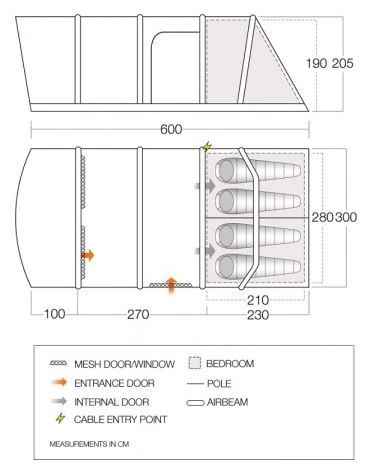 Vango Aether Air 450XL Moroccan Blue 5 Vango Aether Air 450XL Moroccan Blue – Bild 3