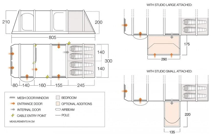 Vango Anantara IV Air 450XL Cloud Grey 6 Vango Anantara IV Air 450XL Cloud Grey – Bild 4