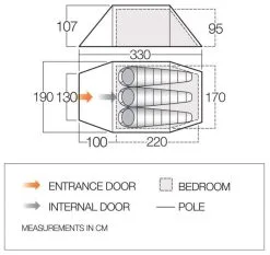 Vango Scafell 300 2022 Pamir Green -Familienzelt vango scafell 300 pamir green 1 1